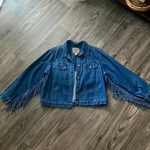 Women’s Fringe Denim Jacket